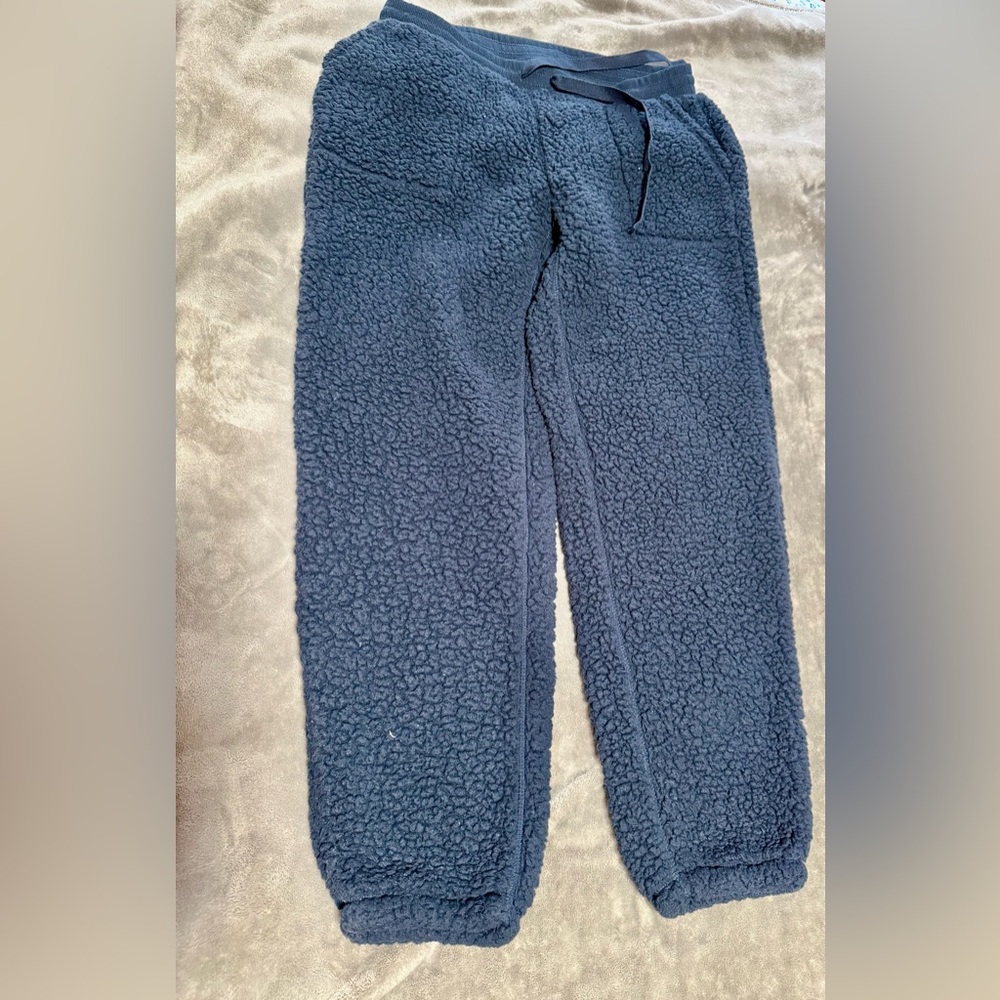 Style & co Cozy Blue Sherpa Pants